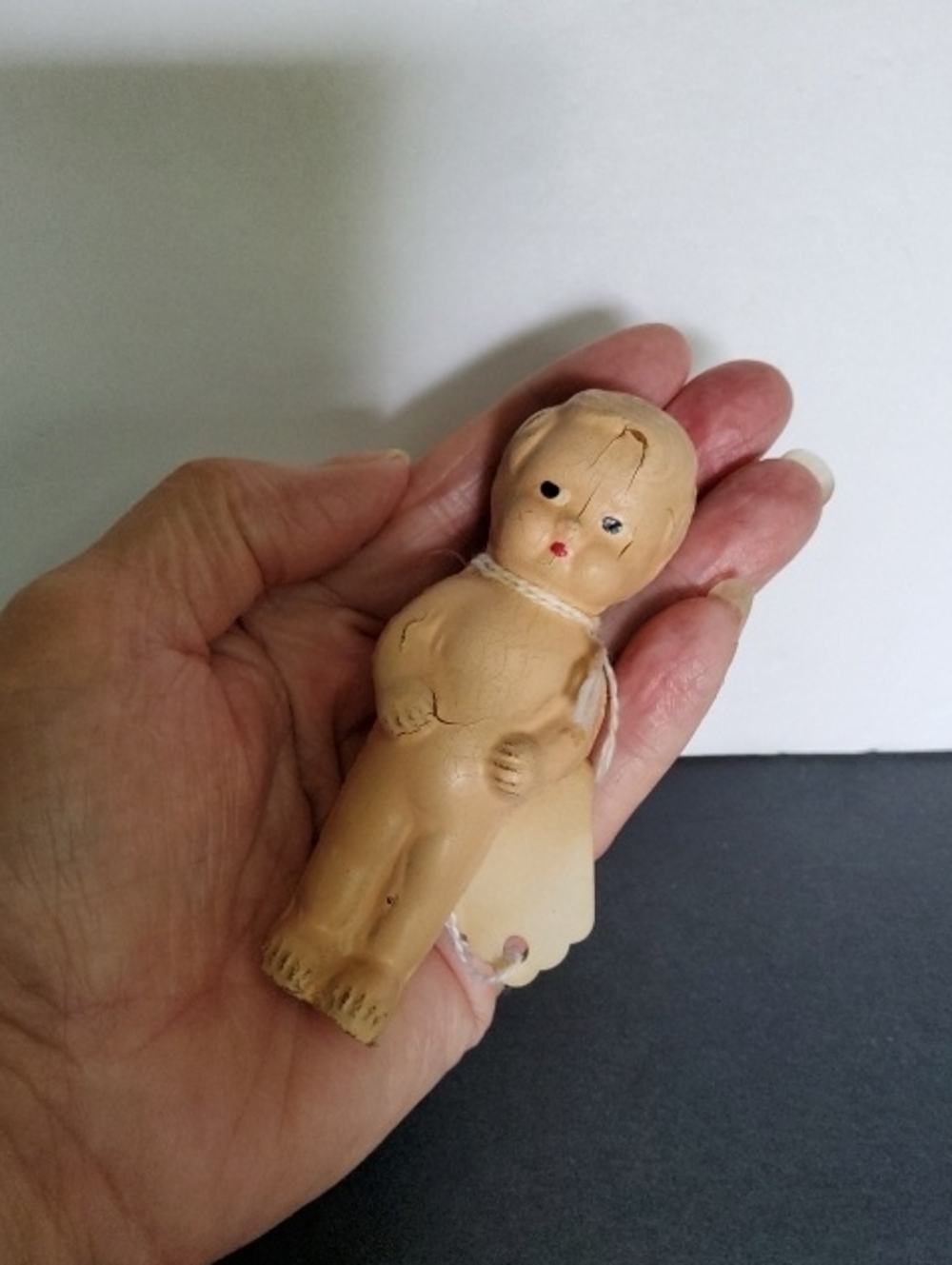 Vintage Frozen Charlotte Mini Doll. - Picture 6 of 6